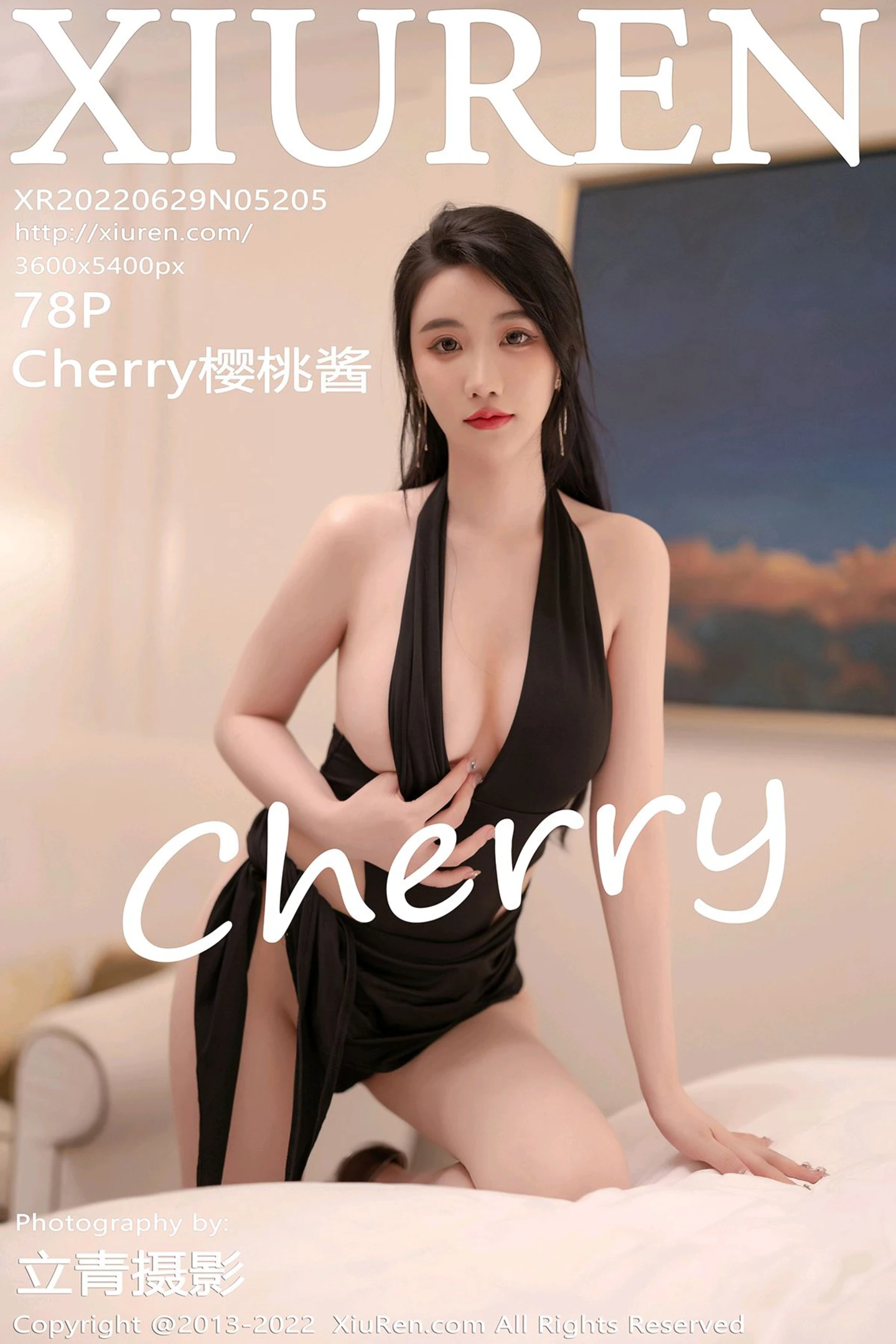 [XiuRen秀人网] VOL.5205 女神Cherry樱桃酱厦门旅拍白色网纱情趣服饰秀火辣身材诱惑写真78P-秀人网官方网站